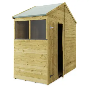 Store More Tongue and Groove Apex Shed - 4x8 Windowed