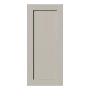 Tydeman Matt pebble Shaker Tall wall Cabinet door (W)400mm (H)900mm (T)20mm