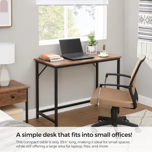 Jana Desk Brown / 76cm H x 80cm W x 50cm D