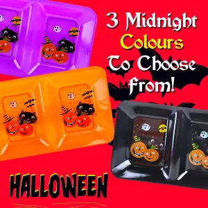 Halloween Tray Halloween Decal - Accessories, Novelty Tray, Party - Purple