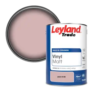 Leyland Trade Vinyl Matt Walls & Ceilings Emulsion Paint (2020-R10B) 5L