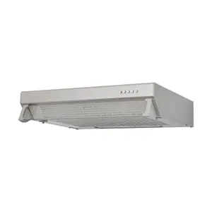 Cooke & Lewis CLVHS60A Stainless steel Inset Cooker hood (W)60cm - Grey