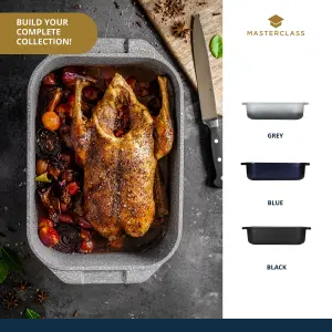 MasterClass Large Roasting Tin with Handles - Metallic Blue