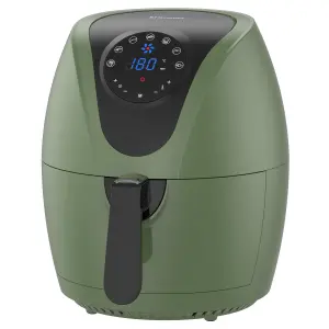 EMtronics Digital Large 4.5L Air Fryer with 60 Minute Timer - Sage Green