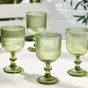 Arbnore Drinking Glass Set (Set of 6) Green