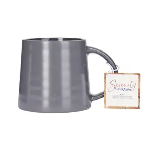 Mikasa Serenity Ceramic 440ml Slate Grey Mug