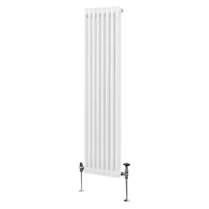 Traditional 2 Column Radiator - 1800 x 382 mm - White