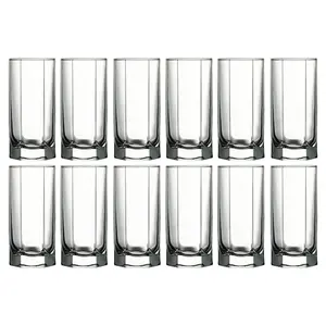 URBNLIVING 9cm Height Whisky Glass Set of 12