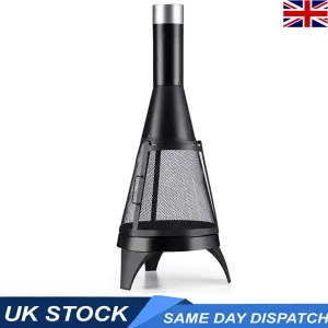 Fire Pit Chimnea Brazier Outdoor Garden Stove Rocket Fire