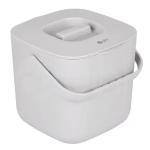 Dihl 7L Grey Food Waste Kitchen Compost Caddy Bin