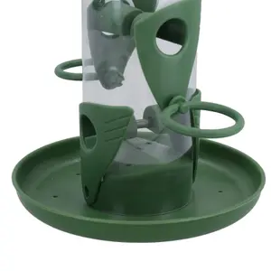 Wild Birds Large Plastic Flip Top Dried Mealworms Feeder Hanging Feeding Station