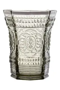 Maison by Premier Baroque Smoked Glass Tumbler