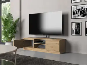 RTV120 TV Cabinet Artisan Oak Available in Various Sizes