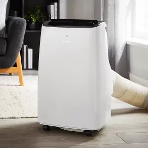 Geepas Portable Air Conditioner 4-in-1 Air Conditioning Unit 7000 BTU, Dehumidifier, Cooling Fan with 2 Fan Speeds