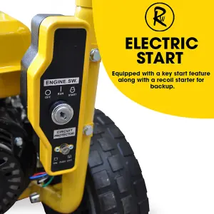 RocwooD Petrol Pressure Washer 3950PSI Electric Start