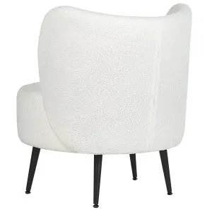 Beliani Retro Armchair OTSBY Boucle Cream