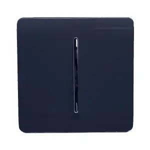 Trendi Switch 10A Triple Pole Bathroom Fan Isolator Switch in Navy Blue