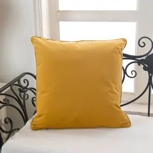 GoodHome Valgreta Yellow Square Indoor Cushion (L)43cm x (W)430cm