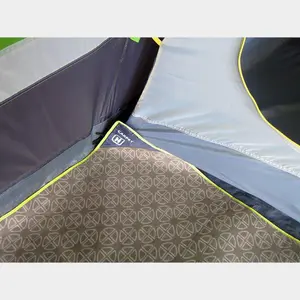 Hi-Gear Vanguard 8 Tent Carpet with Foam Midlayer, Soft Fleece Upper & Waterproof Base