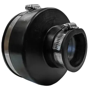 Coupling Adaptor 110-122mm to 48-56mm Flexible Rubber Reducer