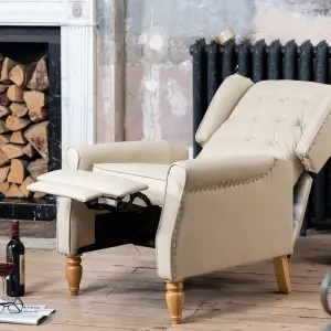 Galena Recliner Armchair - Cream