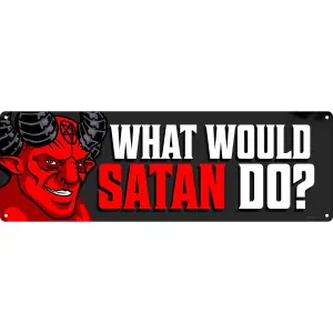 Grindstore What Would Do Plaque Black/Red/White (One Size)