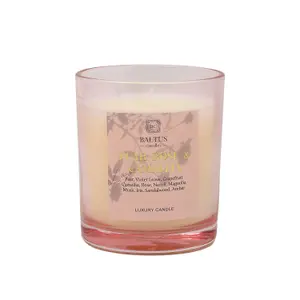 Scented Candle 135g Luxury Bottle Aromatherapy Pear Rose Camellia Air Freshener