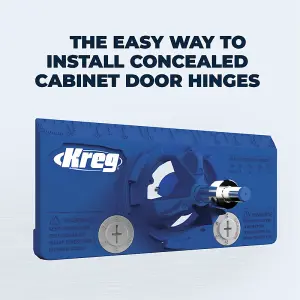 Kreg Concealed Hinge Jig - Make Cabinet Door Installation Easy