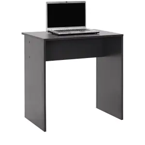 FWStyle Dark Grey Simple Laptop Notebook Study Desk Office Furniture