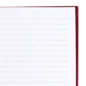 Something Different Fire Element Velvet A5 Notebook Burgundy (1.7cm x 21cm x 15cm)