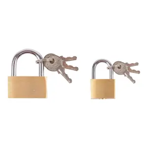 Blackspur - 2pc Brass Padlock Set - 2 Sizes