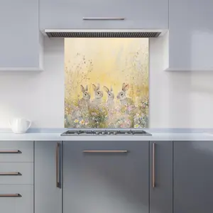 Ava Sterling: 00009 Premium Glass Kitchen Splashback W700mm x H650mm