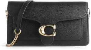 Coach Tabby Chain Crossbody Bag Black