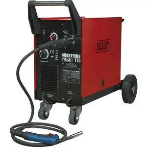 170A Gas / No-Gas MIG Welder with Euro Torch - 2m Earth Cable - 230V Supply