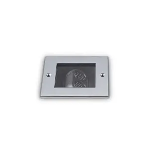 Ideal Lux Taurus Integrated LED Outdoor Recessed Ground Light Square Steel 840Lm 3000K IP67