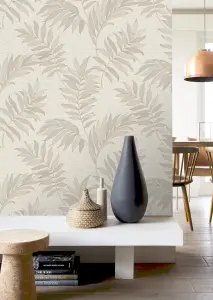 Sumatra Palm Leaf Natural Wallpaper