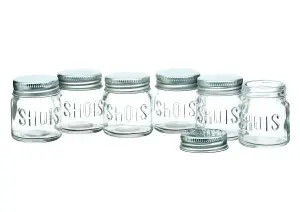 BarCraft Mini Glass Drinks Jars