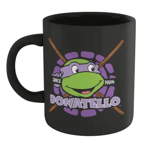 Official Teenage Mutant Ninja Turtles Donatello Mug - Black 100% Ceramic, Dishwasher Safe