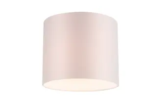 GoodHome Kpezin Light grey Fabric dyed Light shade (D)20cm