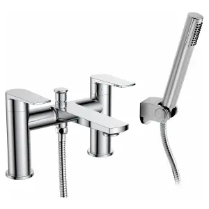 RAK Blade Polished Chrome Modern Bath Shower Mixer Tap Solid Brass