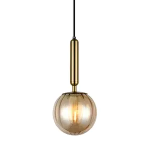 Luminosa Ravena Modern 1 Light Slim Pendant Ceiling Light, E27 LED