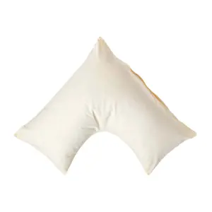 Homescapes Cream Egyptian Cotton V Shaped Pillowcase 200 TC