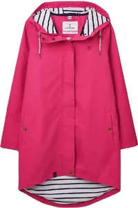 Lighthouse Beachcomber Womens Long Waterproof Coat, Azalea Pink / 8