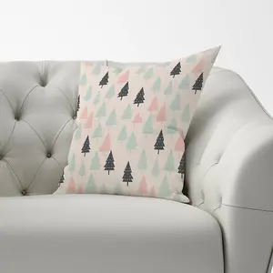 Christmas Tree Silhouette Pattern Cushions 33cm x 48cm