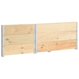 Berkfield Raised Beds 3 pcs 50x100 cm Solid Pine Wood (310053)