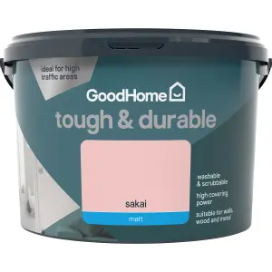 GoodHome Tough & Durable Sakai Matt Emulsion paint, 2.5L