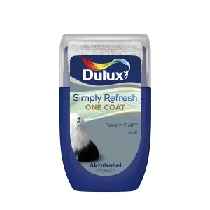 Dulux One coat Denim drift Matt Emulsion paint, 30ml