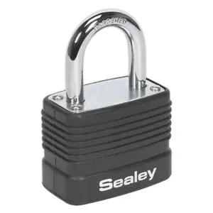 Sealey Laminated Steel Body Combination Padlock Range from 001-999 40mm PL301C