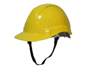 Scan YS-4B Deluxe Safety Helmet - Yellow SCAPPESHDELY