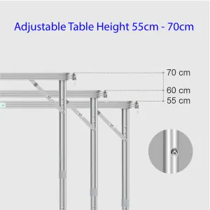 Folding Table with Four Stools